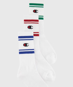 Champion Seasonal Crew Socks 3lü Paket