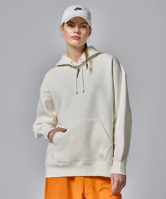 Jordan Flight Fleece Satin-Lined Pullover Hoodie