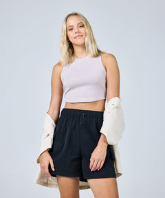 Nike Sportswear Chill Knit Tight Cropped Mini-Rib Tank Top