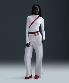 Nike Sportswear Phoenix Fleece High-Waisted Wide-Leg Graphic Pants