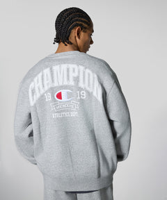 Champion Street Varsity Crewneck Sweatshirt