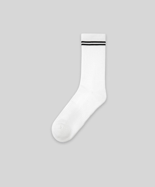 Monsieur Chaussette Çizgili Unicolor Havlu Çorap