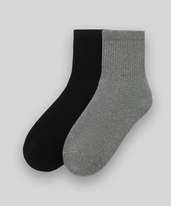 Monsieur Chaussette Unicolor Half Havlu Çorap 2li Paket