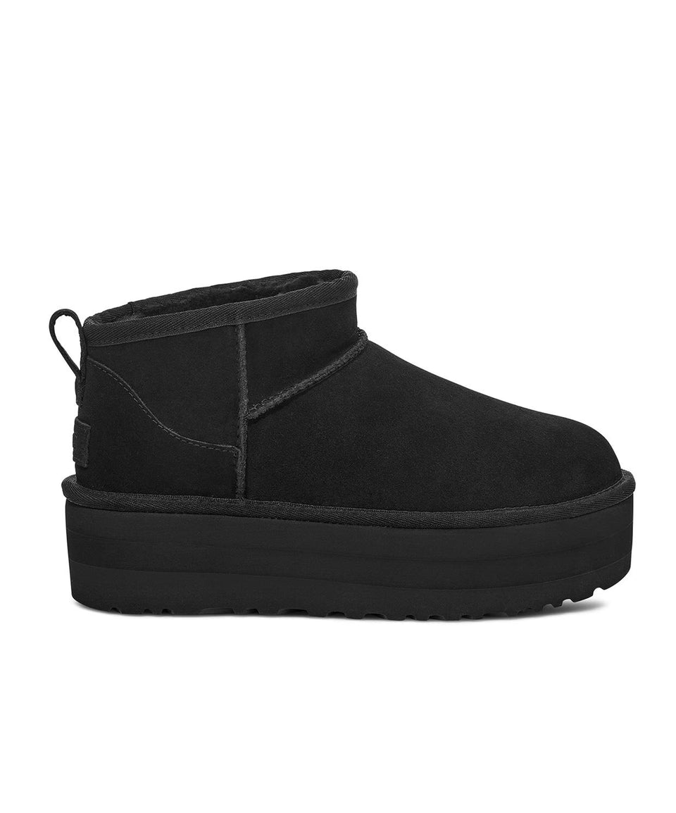 Ugg Siyah Ugg Classic Ultra Mini Platform