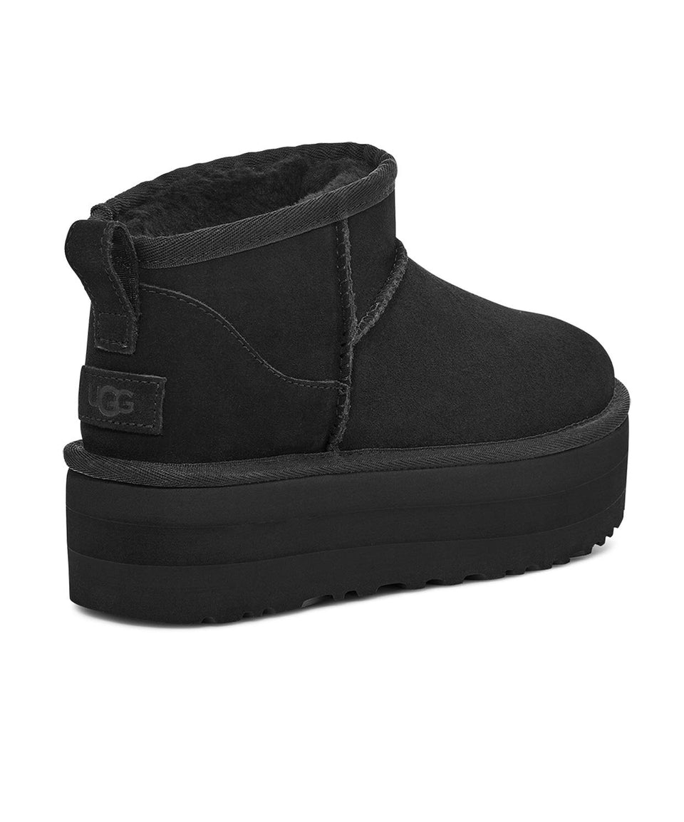 Ugg Siyah Ugg Classic Ultra Mini Platform