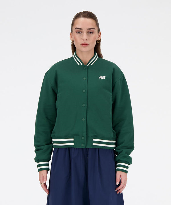 New Balance Sportswear'S Greatest Hits Interlock Jacket Hits Varsity Jacket