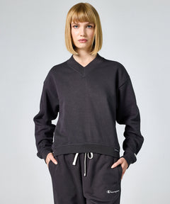 Champion Eco Future Crewneck Croptop Sweatshirt