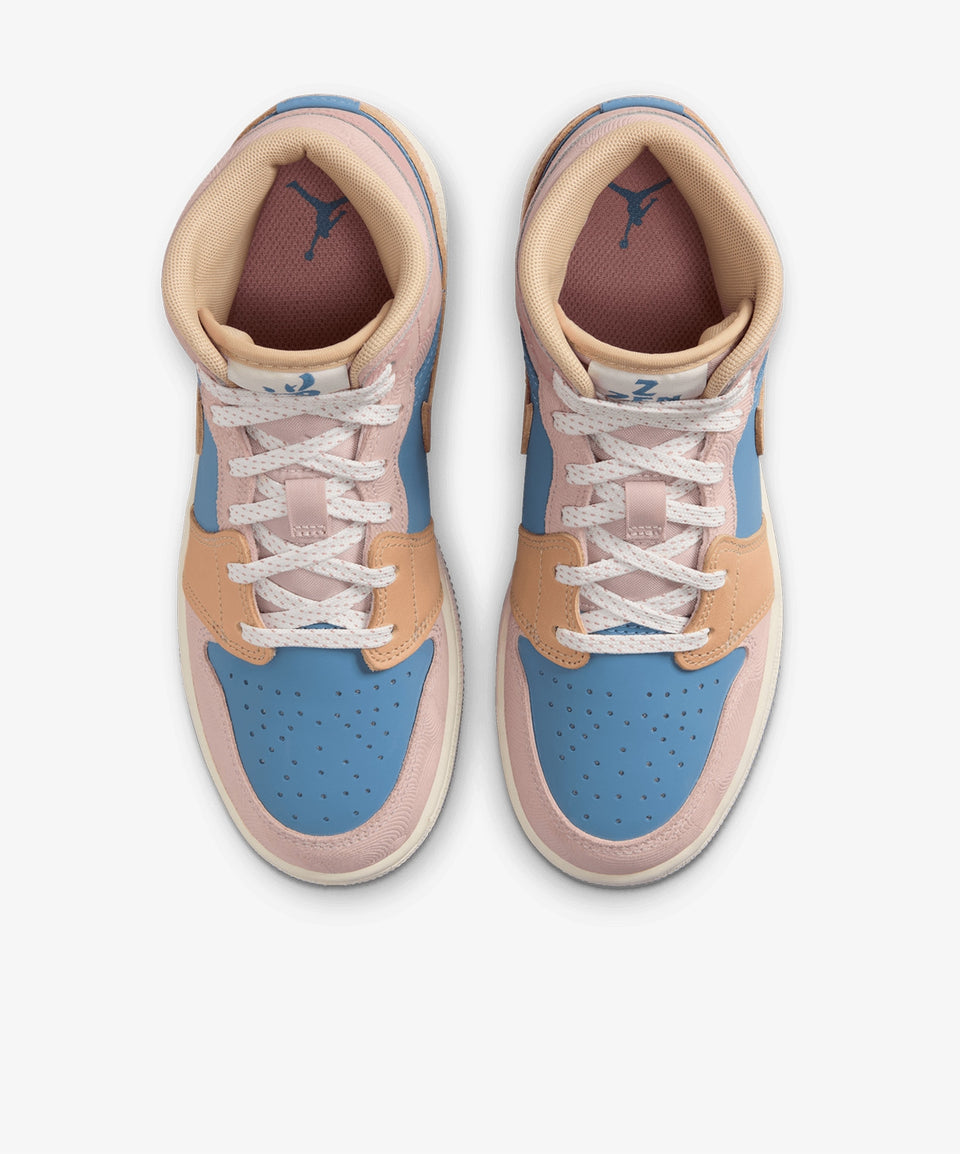 Jordan Air 1 Mid Sneaker School (Gs) - Görsel 5