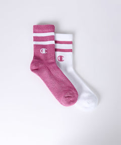 Champion Icons Short Crew Socks 2li Paket