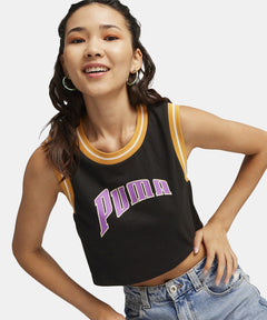 Puma Team Graphic Crop Tee
