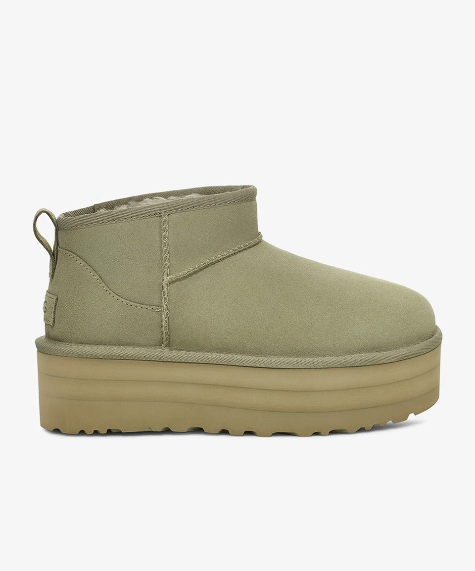 Ugg Yeşil Ugg Classic Ultra Mini Platform