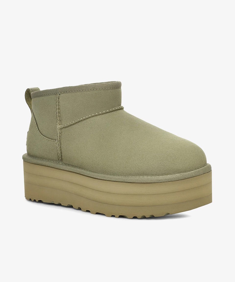 Ugg Yeşil Ugg Classic Ultra Mini Platform