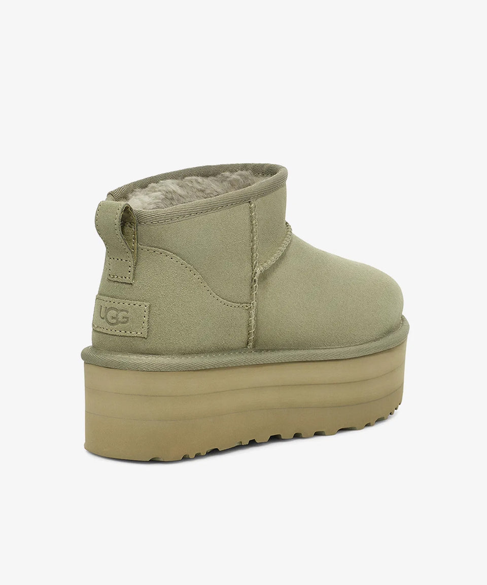 Ugg Yeşil Ugg Classic Ultra Mini Platform