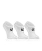 Monsieur Chaussette 3-Pack No Show White Socks