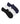 Monsieur Chaussette No Show Black White Blue Socks 3lü Paket