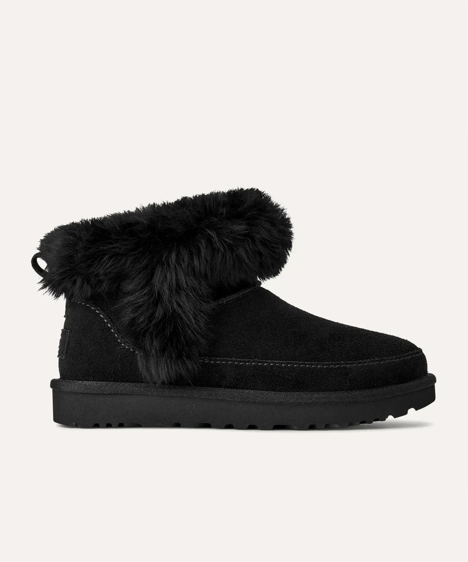 Ugg Siyah Ugg Classic Ultra Mini Chalet