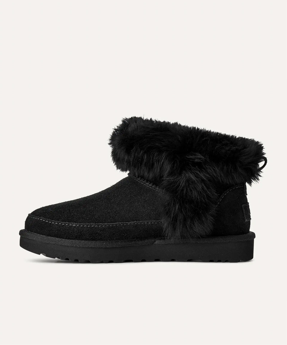 Ugg Siyah Ugg Classic Ultra Mini Chalet