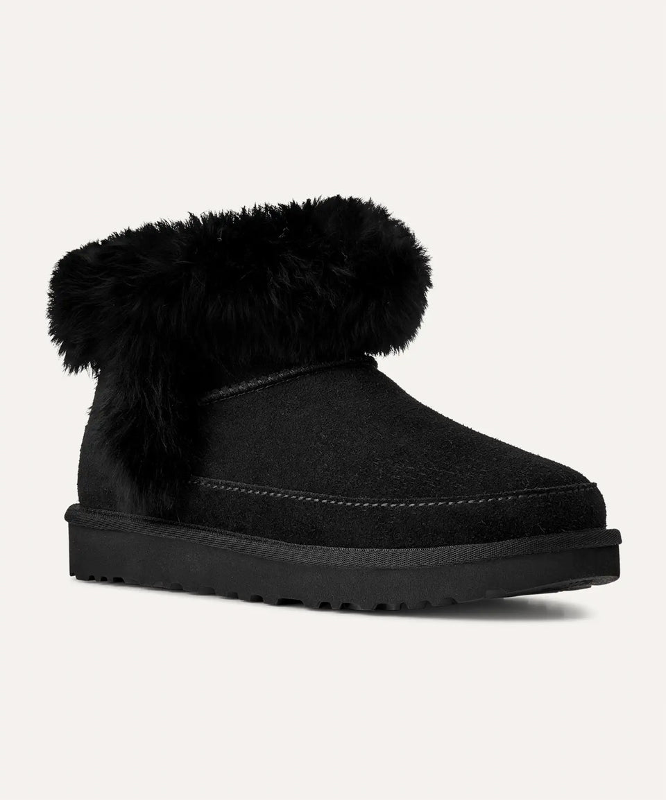 Ugg Siyah Ugg Classic Ultra Mini Chalet
