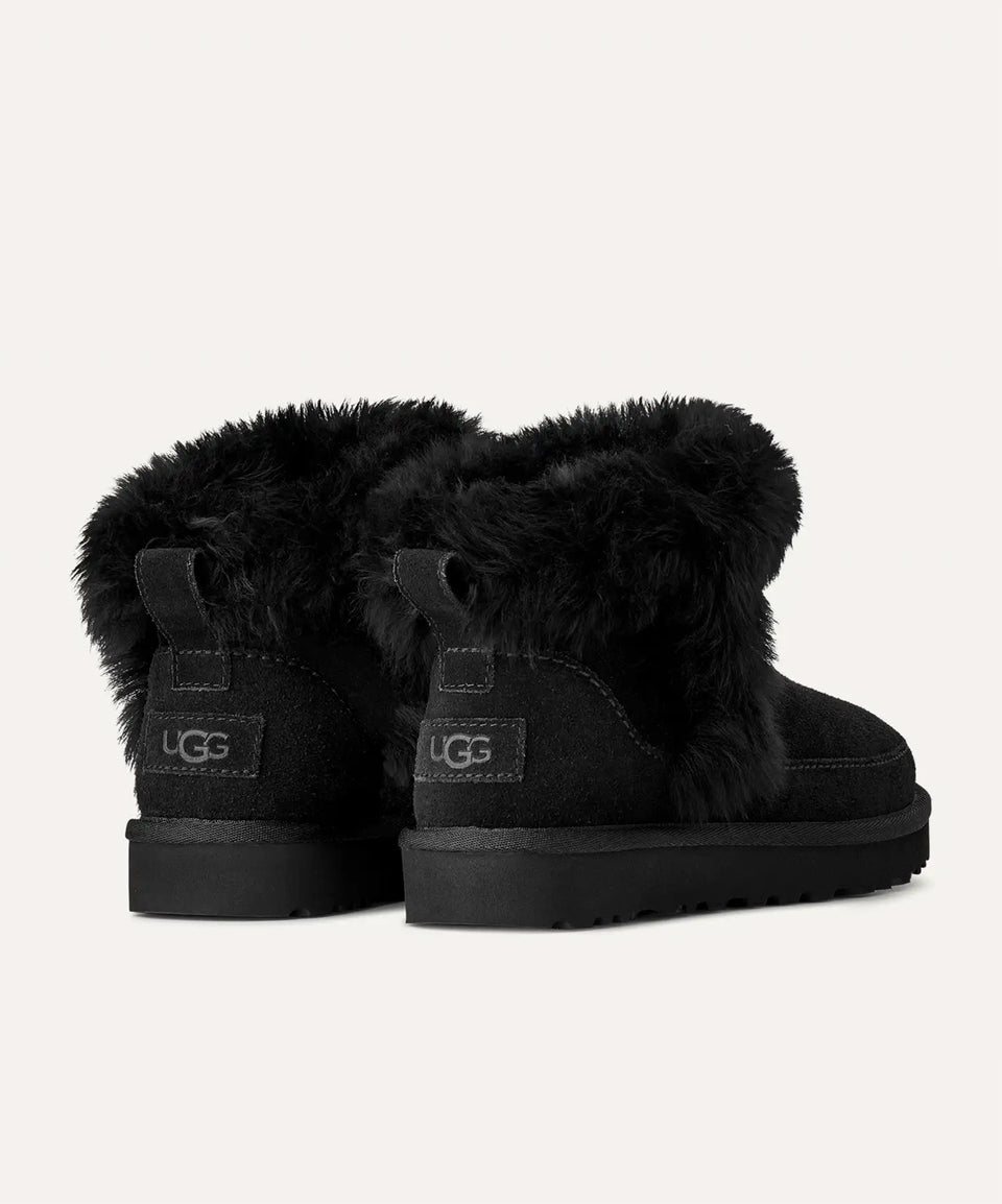 Ugg Siyah Ugg Classic Ultra Mini Chalet