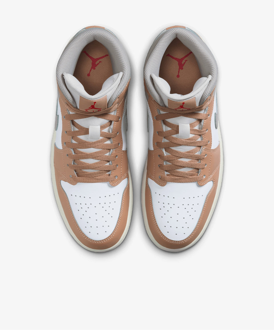 Jordan Jordan Kahverengi Air 1 Mid Sportime'de! Kahverengi - 5. görsel