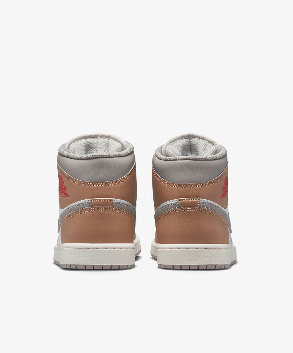 Jordan Jordan Kahverengi Air 1 Mid Sportime'de! Kahverengi - 6. görsel