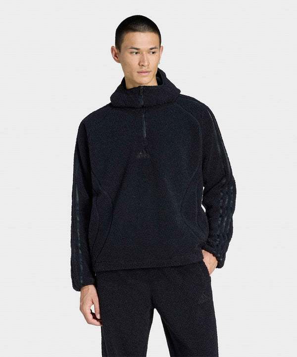 adidas Borg Fleece Teamgeist 1/4 Zip Hoodie