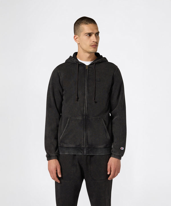 Champion Icons Wash Full Zip Hoodie Sweatshirt