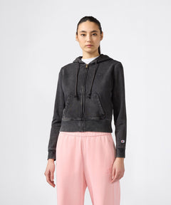 Champion Icons Wash Full Zip Hoodie Sweatshirt