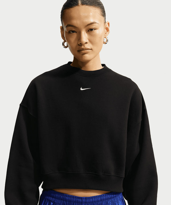 Nike Studio Fleece Oversized Cropped Crew