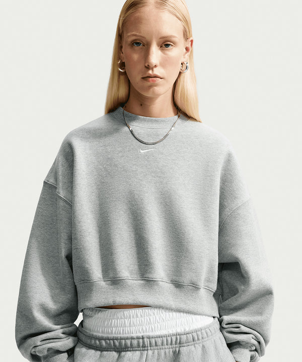 Nike Studio Fleece Oversized Cropped Crew