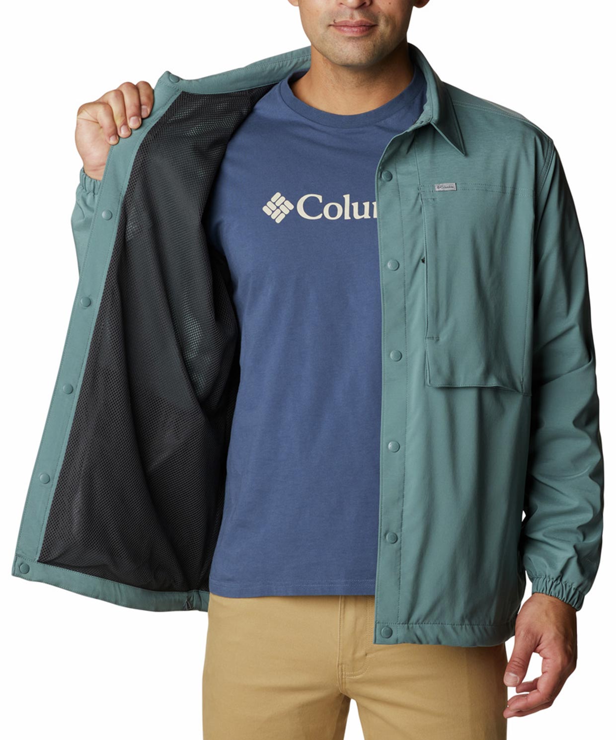 Columbia men's raven store ridge shirt jacket