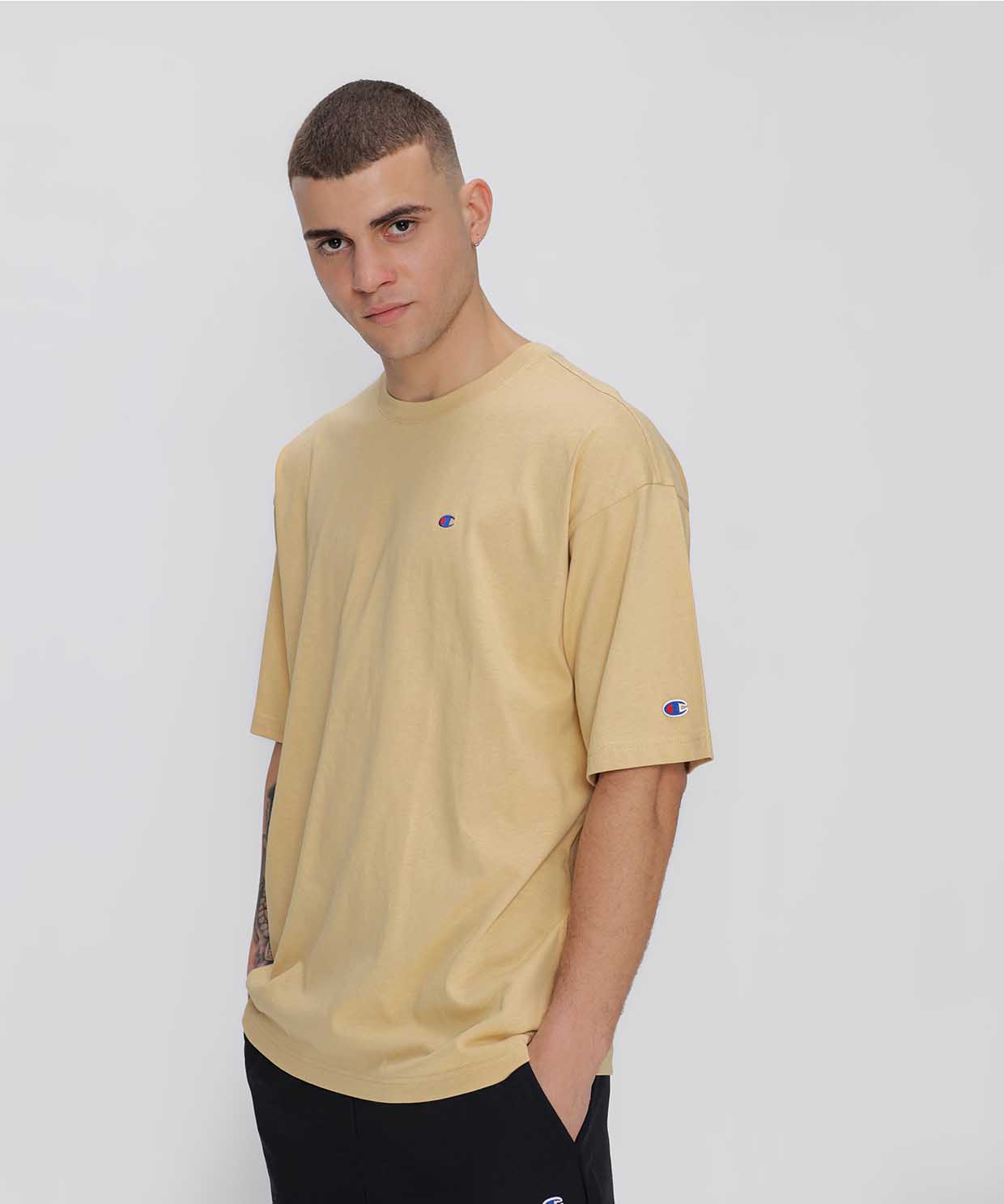 Beige store champion shirt