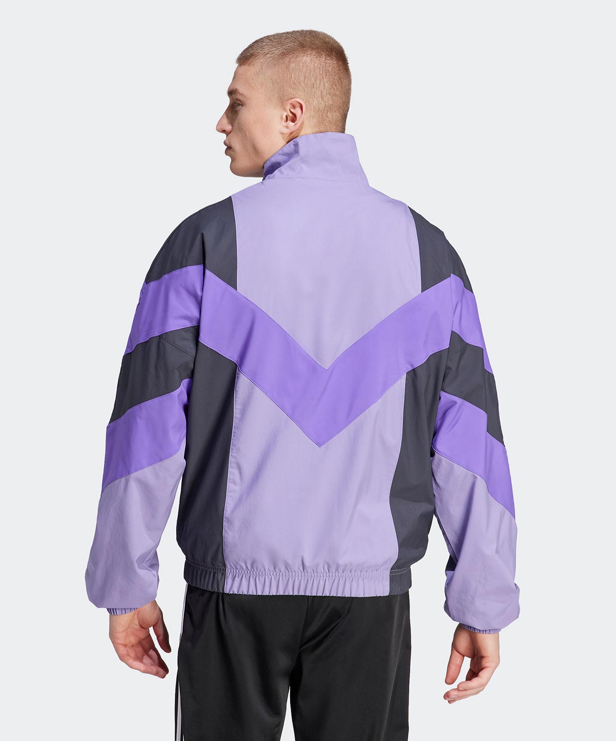 Adidas purple deals track top